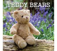 TGSC | Teddy Bears 2026 Calendar 16 Month (Sept 2025-Dec 2026) Family Square Wall Calendar 2026 UK | Planner with Large Grid for Home or Office Organisation - Lifestyle 2026/2025 Calendar UK