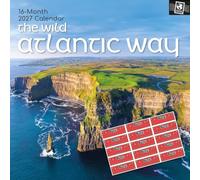 TGSC | The Wild Atlantic Way 2027 Calendar with Stickers | Home Planner