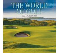 TGSC | The World of Golf 2026 Calendar 16 Month Family Square Wall 2026 UK | Planner with Large Grid for Home or Office Organisation - Lifestyle 2026/2025 UK