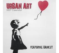 TGSC | Urban Art Featuring Banksy 2026-2027 Calendar, 16-Month Square Wall Calendar (Sept 2026-Dec 2027), UK Planner with Street Art, Home or Office Organiser | 30 x 30 cm