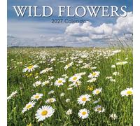 TGSC | Wild Flowers 2026-2027 Calendar, 16-Month Square Wall Calendar (Sept 2026-Dec 2027), UK Planner with Wildflower Photography, Home or Office Organiser | 30 x 30 cm