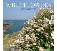 TGSC | Wild Flowers 2026 Calendar 16 Month (Sept 2025-Dec 2026) Family Square Wall Calendar 2026 UK | Planner with Large Grid for Home or Office Organisation - 2026/2025 Calendar UK