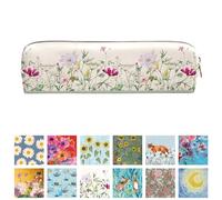 TGSC | Wild Harmony | Gifted Stationery Pencil Case | Aesthetic Slim Pencil Case for School Supplies, Office Supplies, Drawing Pencils, Markers and More. 60mm × 220mm × 70mm