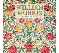 TGSC | William Morris 2026 Calendar 16 Month (Sept 2025-Dec 2026) Family Square Wall Calendar 2026 UK | Planner with Large Grid for Home or Office Organisation - Art 2026/2025 Calendar UK
