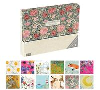 TGSC | William Morris - Cray Ballpoint Pen & Stationery Set | Letter Writing Set with 32 A5 Sheets, 16 Envelopes & 2 Letter Seals