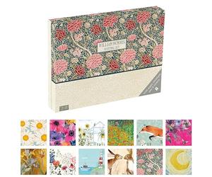 TGSC | William Morris - Cray Ballpoint Pen & Stationery Set | Letter Writing Set with 32 A5 Sheets, 16 Envelopes & 2 Letter Seals