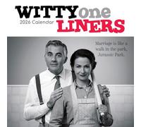 TGSC | Witty One Liners 2026 Calendar 16 Month Family Square Wall 2026 UK | Planner with Large Grid for Home or Office Organisation - Humour 2026 Funny UK