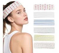 Tgsedr 6 Pcs Headbands for Women's Hair Soft Head Bands Elastic Hair Bands for Girls Adult Women No-Slip Fashion Headbands Heart Head Band Floral Head Bands for Girls Yoga Sports