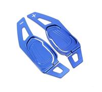 TGUQANM Car shift paddles Compatible With S3 2015 2016 2017 For S6 2015 Car Steering Wheel Controller Paddle Extension Shifter Extension Shift Cover Accessories Assembly(Blue)