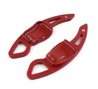 TGUQANM Car shift paddles Compatible With VW For Golf For MK6 R R20 2009 2010 2011 2012 2013 2014 Car Steering Wheel Controller Paddle Shifter Extension Parts Accessories(Carbon Fiber Red)