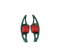 TGUQANM Car shift paddles Compatible With VW For Tiguan For Arteon 2017-2022 For Golf Alltrack 2015-2022 Extension Shift Cover Car Steering Wheel Paddle Shift Shifter(Green)