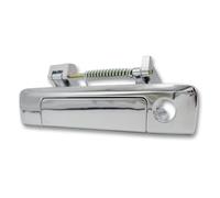 TGUQANM Door Handle Pull Compatible with for Ranger 2012 2013 2014 2015 2016 2017 2018 2019 2020 2021 Exterior Tail Gate Door Handle Chrome Black(Chrome,with Hole)