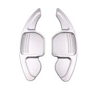 TGUQANM Shift Paddle Extension Compatible With Seat For Ateca 2016 2017 2018 2019 2020 2021 2022 2023 Steering Wheel Extension Shifter Sticker Extension Shift Paddle Car Shift Paddle(Silver)