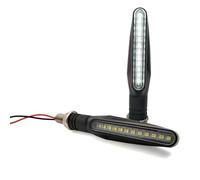 TGUQANM Turn Signals Lamp Compatible With DUCATI For Monster For M600 For M620 For M750 For M900 For Scrambler 1100 Motorcycle Indicator Turn Lamp Accessorie(White,1 Pair)