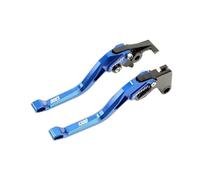 TGVSELPJ Motorcycle Part Adjustable Brake Clutch Levers Motorcycle Handlebar Accessories for H-onda CB1300 CB 1300 2003 2004 2005 2006 2007 2008 2009 2010(Blue)