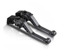 TGVSELPJ Motorcycle Part All Years Motorcycle Control Handles Pivot Short Brake Clutch Levers Motorbike Accessories for Kawasaki ZXR400 ZXR 400(Grey)