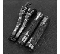 TGVSELPJ Motorcycle Part Brake Clutch Levers Motorcycle Parts Handles Adjustable Folding Extendable for Suzuki DR650S DR650SE DR 650 DR650 S SE 1994-2010(Black7)