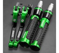 TGVSELPJ Motorcycle Part Clutch Levers Hand Grips Handlebar Ends CNC for Y-AMAHA XS1100S XS 1100 1978 1979 1980 1981 1982 1983 1984 1985 Motorcycle Brake Kit(Green)