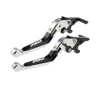 TGVSELPJ Motorcycle Part Control Handles Motorcycle Accessories Adjustable Pivot Brake Clutch Levers for H-onda for Nighthawk CB750 1991-2008 CB 750(Silver)