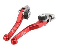 TGVSELPJ Motorcycle Part Control Handles Motorcycle Accessories Adjustable Pivot Brake Clutch Levers for Kawasaki KLX140G KLX140 G KLX 140G 2018-2022(Black- Silver)