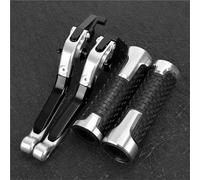 TGVSELPJ Motorcycle Part Enhanced Riding Experience Motorcycle Brake Clutch Levers Handlebar Controls for H-onda CB600F Hornet 1998-2006(Black2)