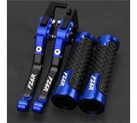 TGVSELPJ Motorcycle Part Folding Extendable Brake Clutch Levers Motorcycle Accessories Parts Adjustable Handle for Y-AMAHA FZ6R FZ-6R 2009-2017(Blue 2)