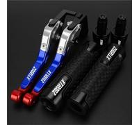 TGVSELPJ Motorcycle Part Folding Extendable Moto Adjustable Clutch Brake Levers Handbar Grips Ends for Y-AMAHA for SUPERTENERE XT1200Z XTZ1200 2010-2018(Multi-Colored 3)