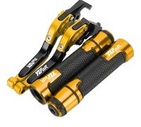 TGVSELPJ Motorcycle Part Motorcycle Accessories Adjustable Control Handles Pivot Brake Clutch Levers for Y-AMAHA for Thundercat YZF600R YZF 600R YZF600 R 1995-2008(Yellow 3)
