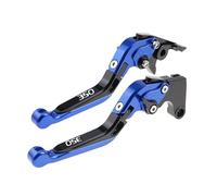TGVSELPJ Motorcycle Part Motorcycle Accessories Adjustable Control Handles Pivot Brake Clutch Levers for H-onda CB350 CB 350 2021-2023(Blue)