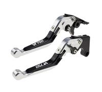 TGVSELPJ Motorcycle Part Motorcycle Adjustable Brake Clutch Lever Motorbike Handle for H-onda for Phantom/for Shadow VT750 VT 750 2009-2022(Silver)