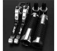 TGVSELPJ Motorcycle Part Motorcycle Brake Adjustable Clutch Levers Handbrake Hand Grips Folding Bar End Caps for Aprilia SR50MY SR 50 My 2014-2019(Black3)