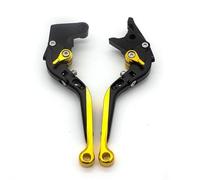 TGVSELPJ Motorcycle Part Motorcycle Control Handles Pivot Brake Clutch Levers Adjustable for Suzuki for Marauder GZ125 1998-2002 GZ 125 K2-K6 2002-2006(Gold)