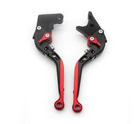 TGVSELPJ Motorcycle Part Motorcycle Control Handles Pivot Brake Clutch Levers Adjustable for Suzuki for Marauder GZ125 1998-2002 GZ 125 K2-K6 2002-2006(Black- Silver)