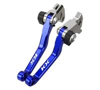 TGVSELPJ Motorcycle Part Motorcycle Control Handles Pivot Brake Clutch Levers Motorbike Accessories for Kawasaki KX60 1983-2003 KX 60 2002 2001(Blue 2)