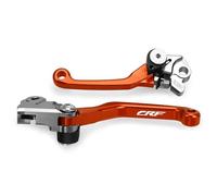 TGVSELPJ Motorcycle Part Motorcycle Control Handles Pivot Brake Clutch Levers Motorbike Accessories for H-onda CRF150F 2003-2021 2020 2019 CRF 150F CRF150 F(Orange)