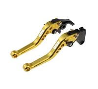 TGVSELPJ Motorcycle Part Motorcycle Handle Bar Brake Levers Parts Pivot Clutch Control Handles for Suzuki for Burgman AN-400 1999-2020(Yellow)
