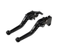 TGVSELPJ Motorcycle Part Motorcycle Handle Bar Brake Levers Parts Pivot Clutch Control Handles for Y-AMAHA TT350 1986-1987 XT350 1985-2000(Black- Silver)