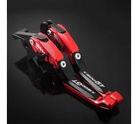 TGVSELPJ Motorcycle Part Motorcycle Parts Adjustable Pivot Brake Clutch Levers Control Handles for BMW K1600GT GTL K1600B 2011-2016(Black- Silver)
