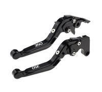 TGVSELPJ Motorcycle Part Motorcycle Parts Adjustable Pivot Brake Clutch Levers Control Handles for H-onda for Hness CB350 CB 350 2021-2023(Black 4)