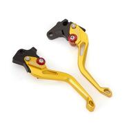 TGVSELPJ Motorcycle Part Motorcycle Parts Brake Lever Pivot Clutch Levers Control Handles for H-onda for Shadow 400 600 750 1988-2010 1100 1997-2010(Yellow)