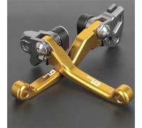 TGVSELPJ Motorcycle Part Motorcycle Parts Clutch Brake Levers Handles Set Adjustable for H-onda CR125R 1992-2003 2002 2001 2000 1999 1998(Yellow)