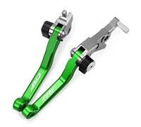 TGVSELPJ Motorcycle Part Pivot Clutch Levers Control Handles Adjustable Motorcycle Parts Brake Lever for H-onda CRF250M 2012-2019 CRF 250M CRF250 M(Green)