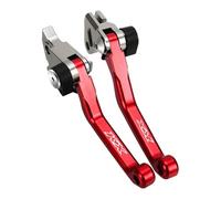 TGVSELPJ Motorcycle Part Pivot Clutch Levers Control Handles Adjustable Motorcycle Parts Brake Lever for Kawasaki KX112 2023 KX 112 2022-2024(Black- Silver)