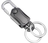 TGYHUJIK 2 Pcs Car Keychain for BMW iX3 Electrique G08 2021-2025 Keyrings Holder Car Key Chain Accessories,B