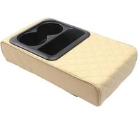 TGYHUJIK Car Center Console Armrest Box Cushion for Jeep Cherokee 2014-2017 Armrest Pad Cover Armrest Supporter With 2 Cup Holder,D