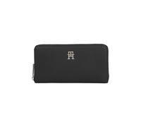 TH Emblem Large Rectangular Zip-Around Wallet Black