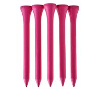 TH Golf 1000 Pcs Neon Bright Pink 70mm 2 3/4 inch Bamboo Golf Tees Eco Friendly & Sustainable Strong Bamboo