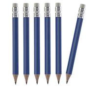 TH Golf 100pcs Premium Golf Pencils, 4 Inch Mini Half Pencils with Eraser Sharpened Wood Mini Round for Schools Wedding Toddlers Home Corporate Multiple Colours (Dark Blue)