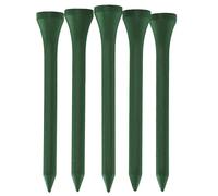 TH Golf Bamboo Golf Tees 70mm | Pack of 50 & 100 | Multiple Colour Options | Premium Eco Friendly Sustainable Durable Bamboo Golf Tees (Pack of 50, Dark Green)