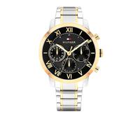 TH-Oxford Black Dial Mens Watch